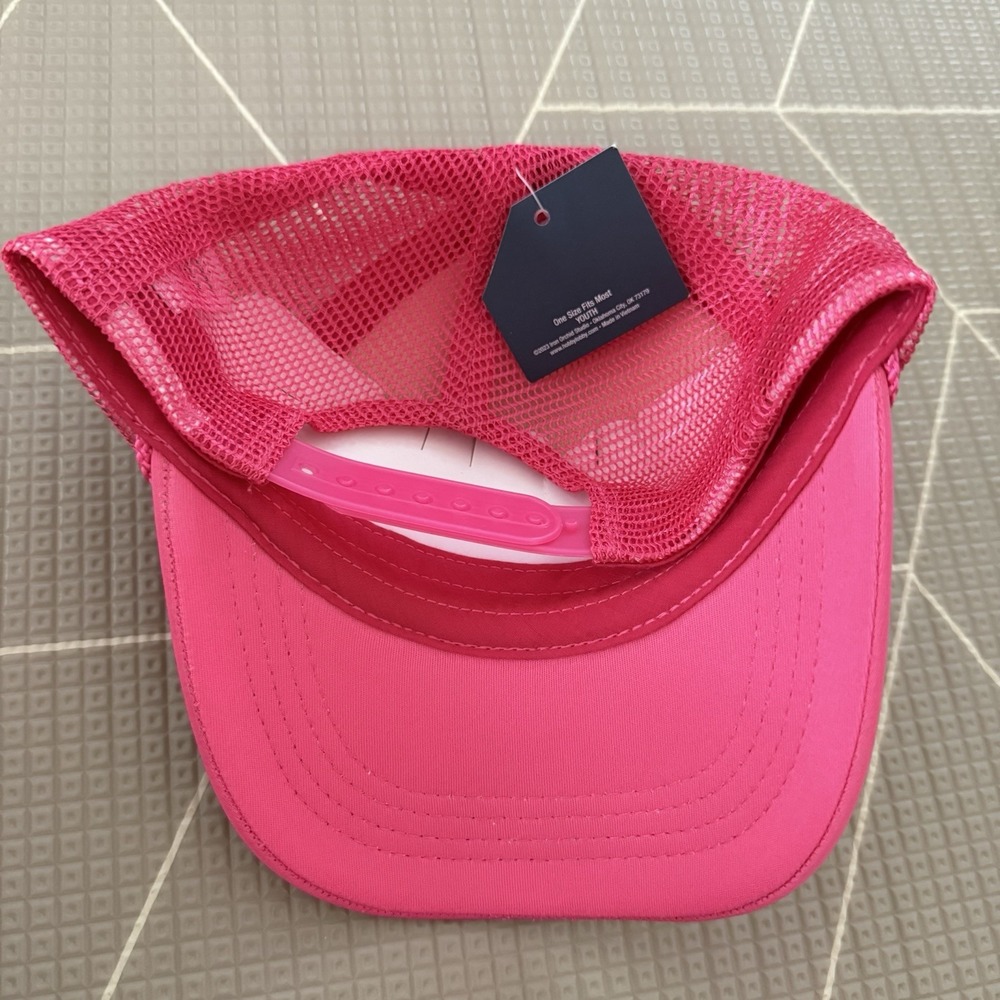 Mama & Mini Trucker Hats Lot Of 2 Neon Pink Sequins NWT - Picture 4 of 5